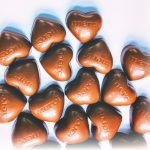 Chocolate heart candy