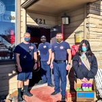 Photo of local heroes at Fire Station 36