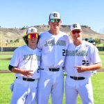 Photo of RCHS varsity baseball players Brayden Duman, Zach Taylor and Cade Nelson.