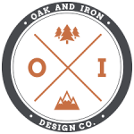 Oak and Iron Design Logo