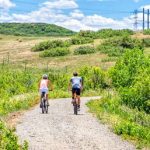 Photo of cyclists on East/West Regional Trail