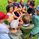 Photo of DCSM middle school human knot